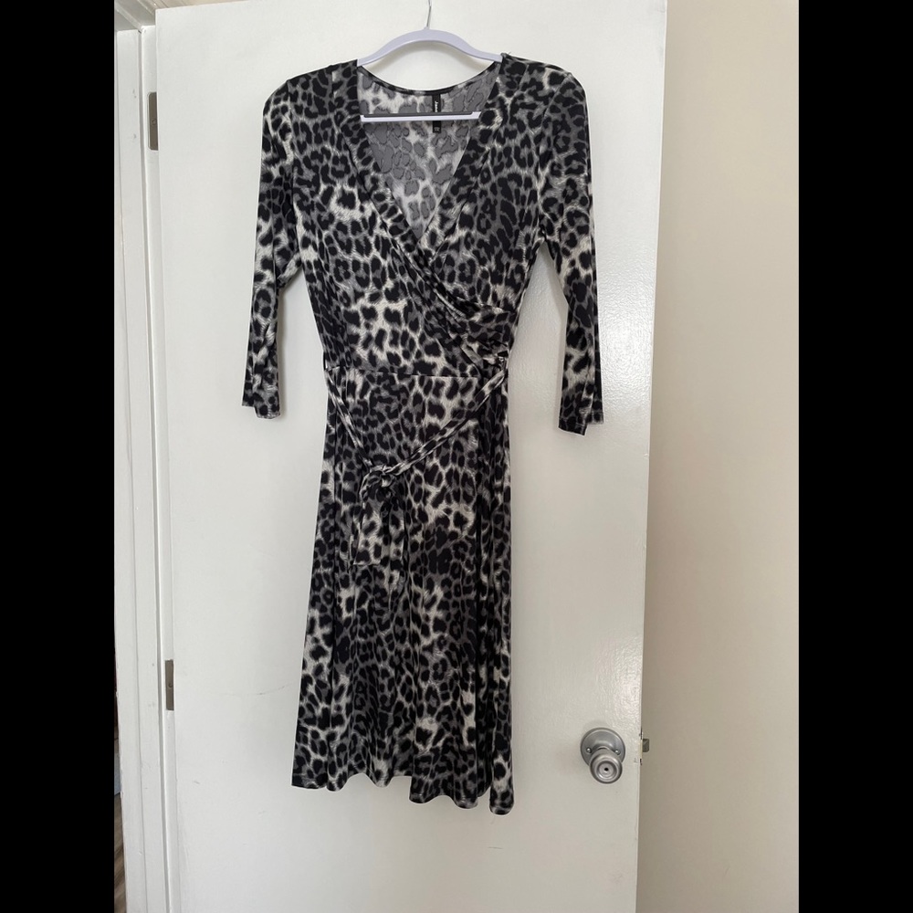 John 3:16 Leopard Midi Maxi dress size Large